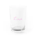 ゆるくまのLove Water Glass :front