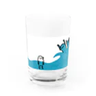 イルカニソゲソの【イルカニソゲソ】波ニソゲソ Water Glass :front