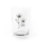 手作り雑貨屋ririのてんびん座の誕生花 Water Glass :front