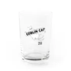 猫社謹製の化け猫ウヰスキー<白> Water Glass :front