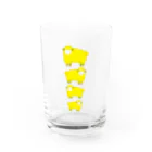 権田原商会の羊　黄 Water Glass :front