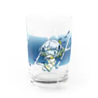 柚子花(ゆずは)の海を飲む グラス前面