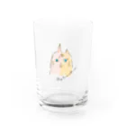 ℍ𝕚𝕣𝕠𝕞𝕚𝕚のcat(Mix Pink&Yellow) Water Glass :front