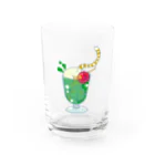 梅花庵のmelonsoda Water Glass :front