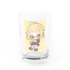 おんなどもの可愛いグッズショップのぱすてるめがちゃん Water Glass :front