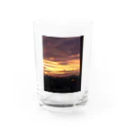 Nao Sakamoto Abeの情熱&black sunset  Water Glass :front