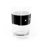 音声企画モスフロックス物販部の音声企画モスフロックスのごついロゴ Water Glass :front