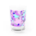 Ｍ✧Ｌｏｖｅｌｏ（エム・ラヴロ）のあじさい（６月の誕生花） Water Glass :front