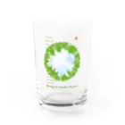 Gutchee ProjectsのGreen message_tsc01 Water Glass :front