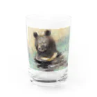 松井 翼 /  Tsubasa Matsuiの熊の水浴び Water Glass :front