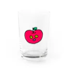 ニコニコ❤︎お肉のリンゴの妖怪ちゃん Water Glass :front