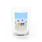 mucchinpurinの恋人の休日 Water Glass :front