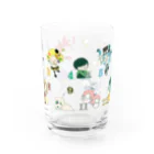 マンガ数秘らぼショップ　SUZURI店の数秘脳内住人だいしゅうごう Water Glass :front