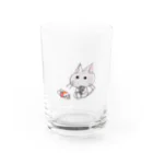 lovetwingeのお気に召すまま猫(グレー) Water Glass :front