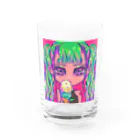 QooToyBoxのツインテールギャル Water Glass :front