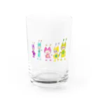 cherie-fukuのみーたんとゆかいな仲間たち Water Glass :front