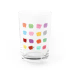 Henry1のキューブくんたち Water Glass :front