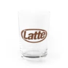 ぴっぴのLatte(ラテ) Water Glass :front