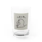 繪璃兵衛。の地面はう生き物つまんね Water Glass :front