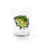 小雑貨魚屋のブラックバス Water Glass :front