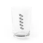 cheryのKiss キス Water Glass :front