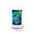 baddogのクジラさん Water Glass :front