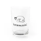 くにこ横丁のぼたもちくん Water Glass :front