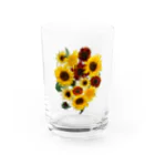 flower & Plants Edenのヒマワリグラフィック-001 グラス前面