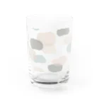 yugoro5の配色　まだら模様 Water Glass :front