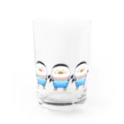 PENぎんSHOPのペンギントリオ Water Glass :front