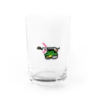 【ドット絵】ネコブレ商店のカエルパンツァー Water Glass :front