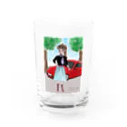 ひよこ工房のスポーツカー　気持ちいい！ Water Glass :front