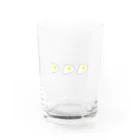 söpö minäのめだまやきグラス Water Glass :front