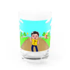 貧乏系YouTuber 「Pさん」の公式グッズのPさん７月の気まぐれグッズ Water Glass :front