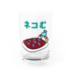 K′z SHOPの寝込むネコ Water Glass :front