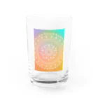 ふわり＊曼荼羅アートのsun Water Glass :front