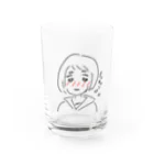 かえるのずっきゅんガール Water Glass :front