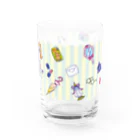 デザイン事務所ぱんやちゃの今日は何色のワンピース？ Water Glass :front