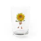 flower & Plants Edenのフラワードール・ヒマワリ Water Glass :front