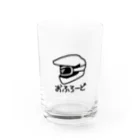 ど田舎へたれライダーのオフロード好き(黒) Water Glass :front