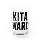 JIMOTOE Wear Local Japanの北区 KITA WARD Water Glass :front