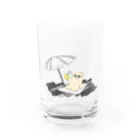 osumashikumashopのおすましくま子とbeach party Water Glass :front