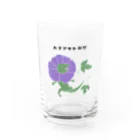 Ashidoriのハナマキトカゲ(あさがお) Water Glass :front