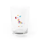 sampoの色鉛筆のきりん Water Glass :front