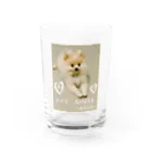 LUIS buleのラブリ 犬のCIA 〜本当の犬〜 Water Glass :front