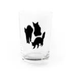 Y O L KのANGRY CAT Water Glass :front