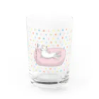 ねこだからのお客さん、こゆ店はじめて？ Water Glass :front