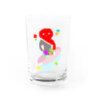 dorochanの四角い飴をさしあげる Water Glass :front