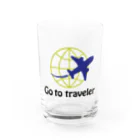 little lion house公式ショップ（大人のためのねこ）のGo to traveler いつでも旅行気分 Water Glass :front