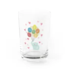 おちえるーむの風船とぞうさん Water Glass :front